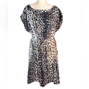 Speed Control Leopard Minidress Size 2X Gray and Black Animal Print Mob …